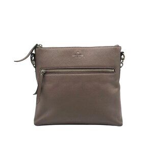 Kate Spade Taupe Pebbled Leather Jackson Street Melisse Crossbody Bag